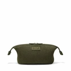 Hunter Toiletry Bag In Dark Moss Air Mesh, Small -Rimowa Sale 365 Hunter S Dark Moss Front Unsnapped FFFFFF