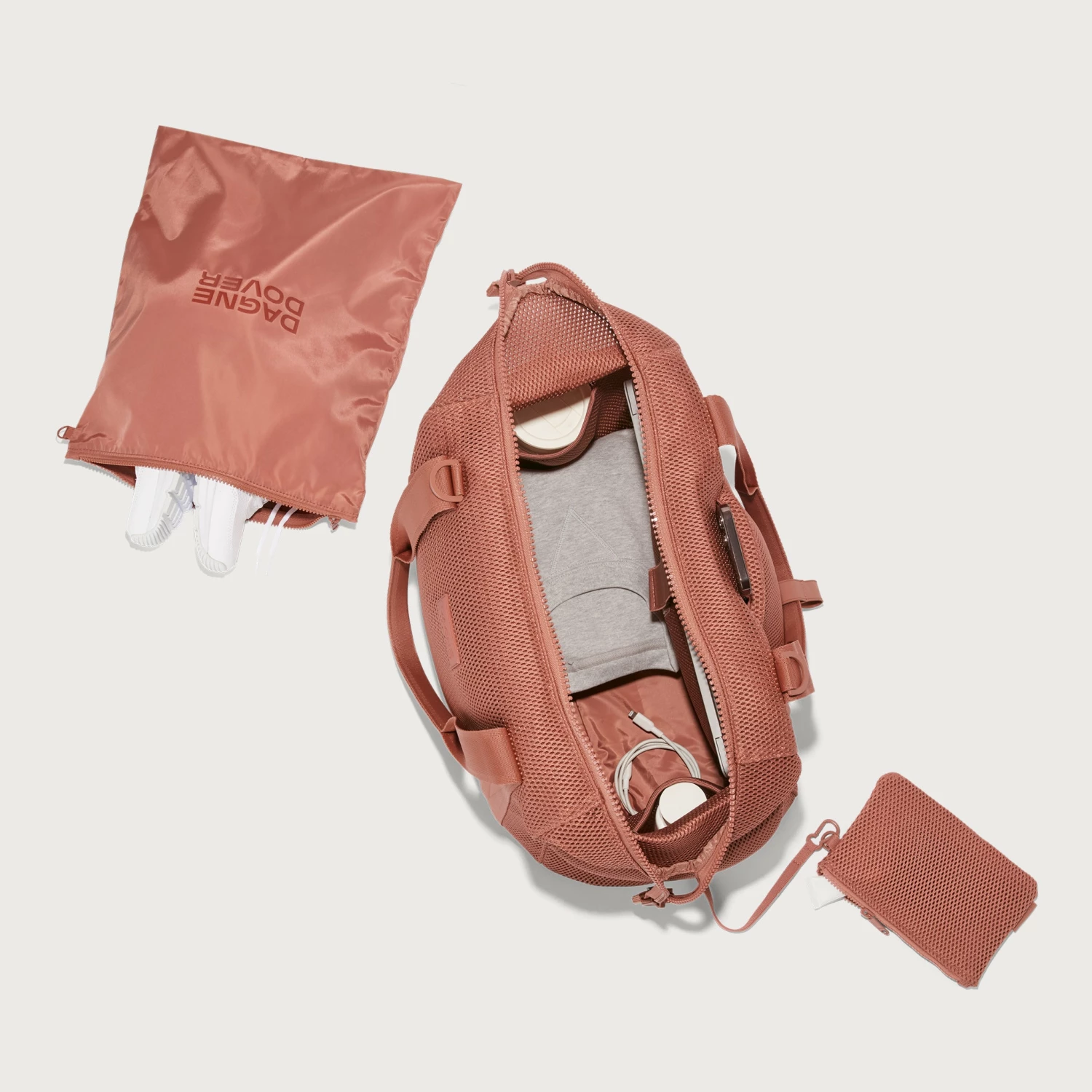 Landon Carryall In Warm Dust Air Mesh, Large 11 Landon Carryall In Warm Dust Air Mesh, Large - Image 9