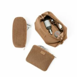 Hunter Toiletry Bag In Camel, Large -Rimowa Sale 365Neoprene Hunter Camel L TopdownwithPouch FFFFFF