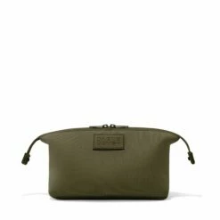 Hunter Toiletry Bag In Dark Moss, Large -Rimowa Sale 365Neoprene Hunter DarkMoss L FrontUnsnapped FFFFFF