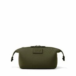 Hunter Toiletry Bag In Dark Moss, Small -Rimowa Sale 365Neoprene Hunter DarkMoss S FrontUnsnapped FFFFFF