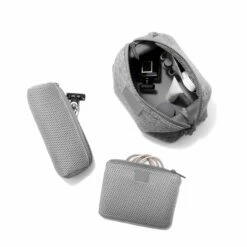 Hunter Toiletry Bag In Heather Grey, Large -Rimowa Sale 365Neoprene Hunter HeatherGrey L TopdownwithPouch 1 FFFFFF