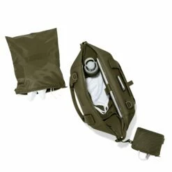 Landon Carryall In Dark Moss, Medium -Rimowa Sale 365Neoprene Landon DarkMoss M Topdown FFFFFF