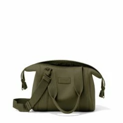 Landon Carryall In Dark Moss, Small -Rimowa Sale 365Neoprene Landon DarkMoss S Unzipped FFFFFF