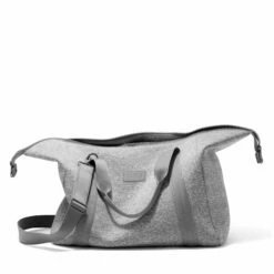 Landon Carryall In Heather Grey, Extra Large -Rimowa Sale 365Neoprene Landon HeatherGrey XL Unzipped FFFFFF