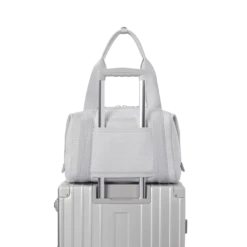 Landon Carryall In Waffle Fog, Medium -Rimowa Sale 365 Landon M Fog Luggage