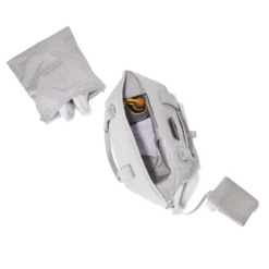 Landon Carryall In Waffle Fog, Medium -Rimowa Sale 365 Landon M Fog Topdown