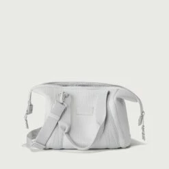 Landon Carryall In Waffle Fog, Small -Rimowa Sale 365 Landon S Fog Bag Open