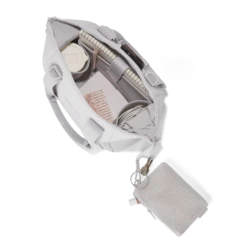 Landon Carryall In Waffle Fog, Small -Rimowa Sale 365 Landon S Fog Topdown