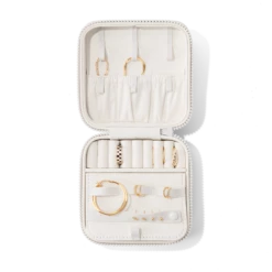 Frankie Jewelry Case In Moonbeam, Large -Rimowa Sale Eco Jewelry Case Large Moon Beam Aerial Proppedcopy2