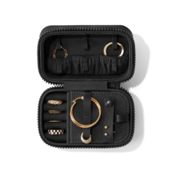 Frankie Jewelry Case In Onyx, Small -Rimowa Sale Eco Jewelry Case Small Dark Moss Aerial Propped SUEDEcopy2 2e37abde e267 428c b3c6 45d4b7957802