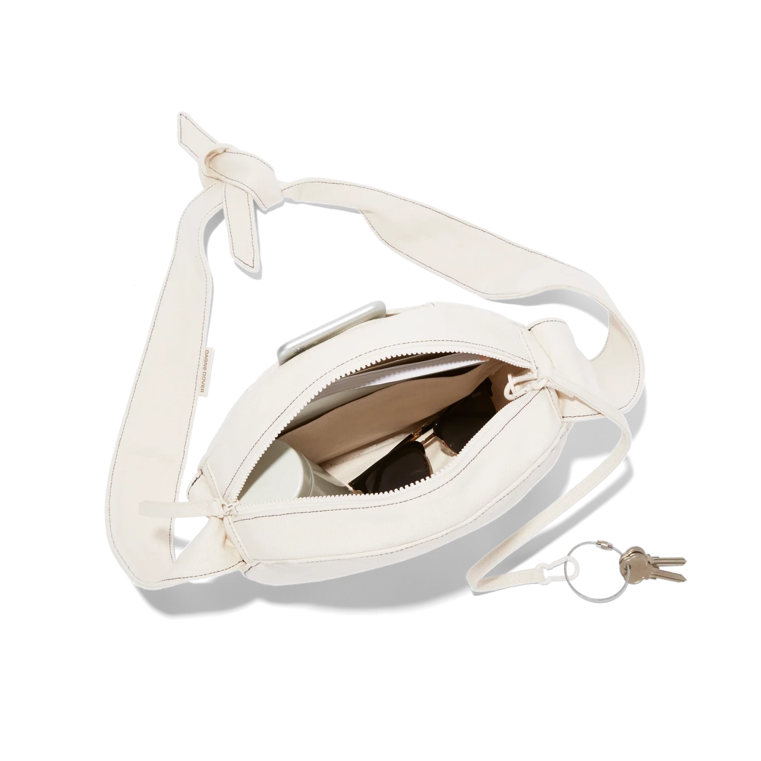 Luna Shoulder Bag In Natural 7 Luna Shoulder Bag In Natural - Image 5