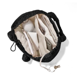 Kal Drawstring Tote In Onyx -Rimowa Sale Novelty Puff Drawstring Tote Dark Moss Aerialcopy2 4932ef1f 1e26 4027 8359 ea4ba30d362a