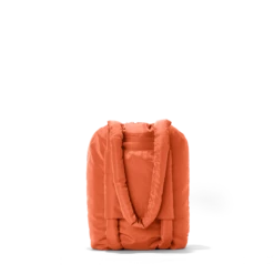 Kal Drawstring Tote In Coyote -Rimowa Sale Novelty Puff Drawstring Tote Dark Moss Backcopy2