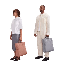 Petra Convertible Tote In Warm Dust -Rimowa Sale OnModel PETRA 2c2dd99f 602f 438b a3f7 82824f24ab40