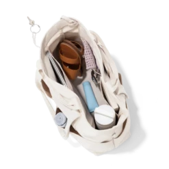 Vida Organic Cotton Tote In Natural, Large -Rimowa Sale OrganicCotton Vida Natural L Topdown 2048x2048.jpgcopy