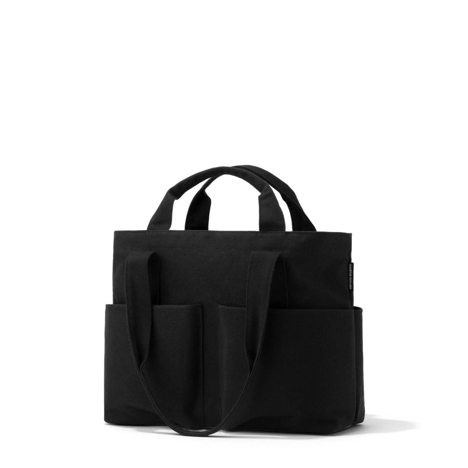 Vida Organic Cotton Tote In Onyx, Small 4 Vida Organic Cotton Tote In Onyx, Small - Image 2