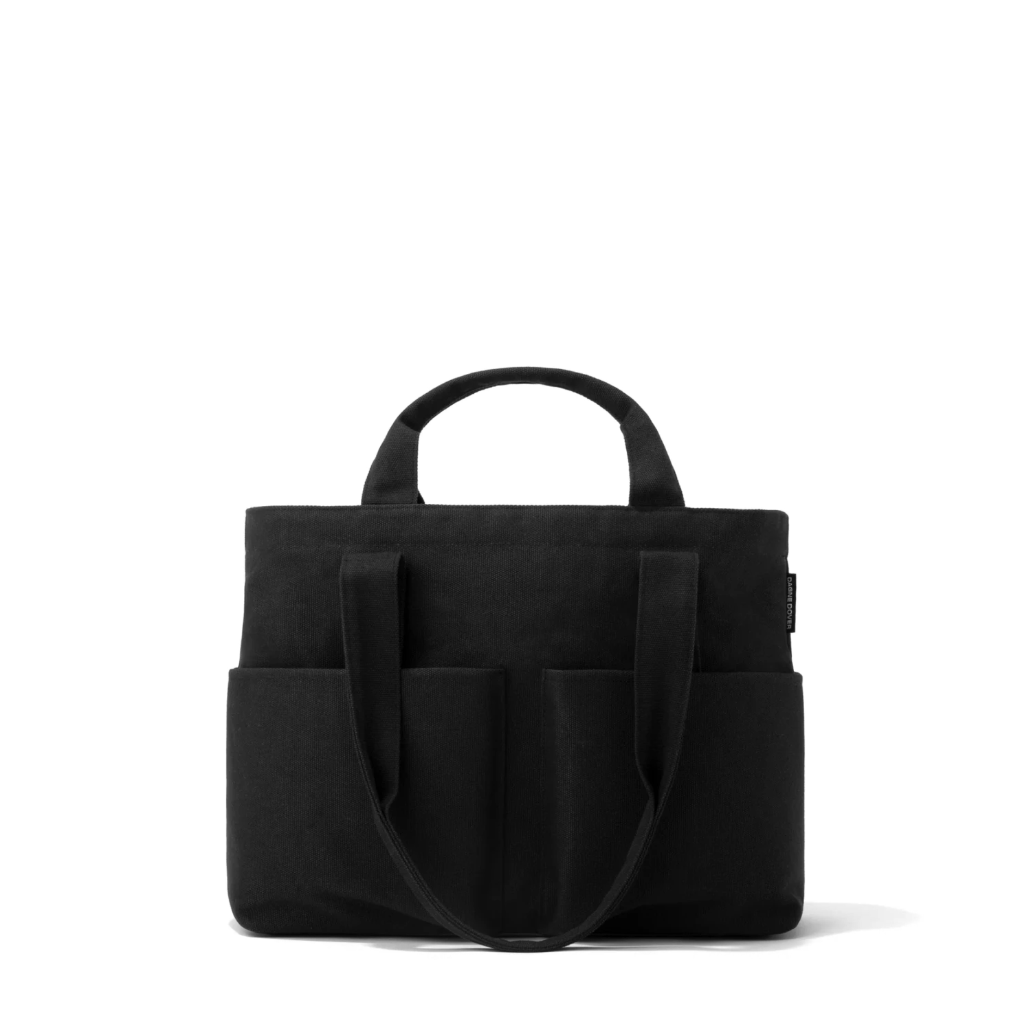 Vida Organic Cotton Tote In Onyx, Small 3 Vida Organic Cotton Tote In Onyx, Small