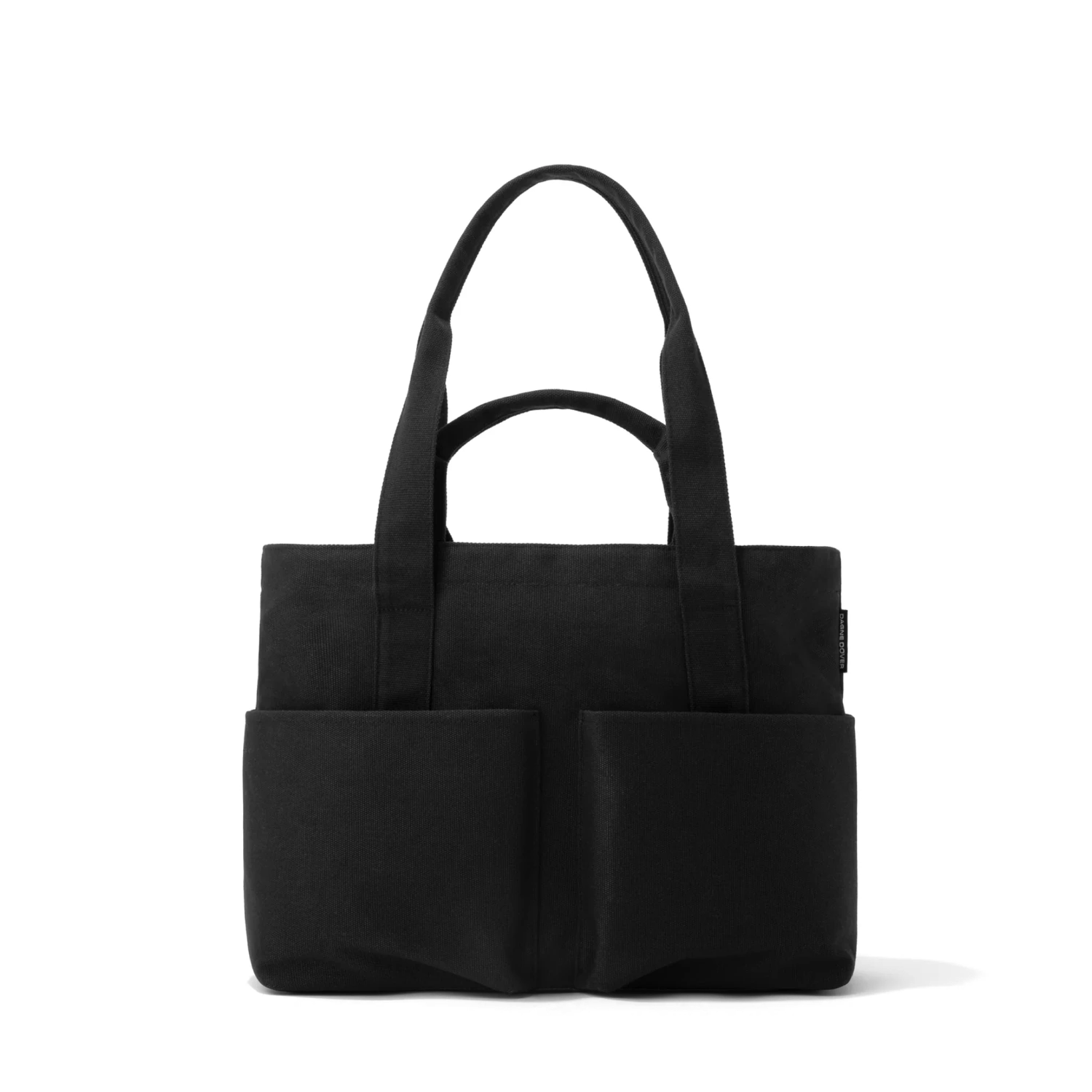 Vida Organic Cotton Tote In Onyx, Small 6 Vida Organic Cotton Tote In Onyx, Small - Image 4