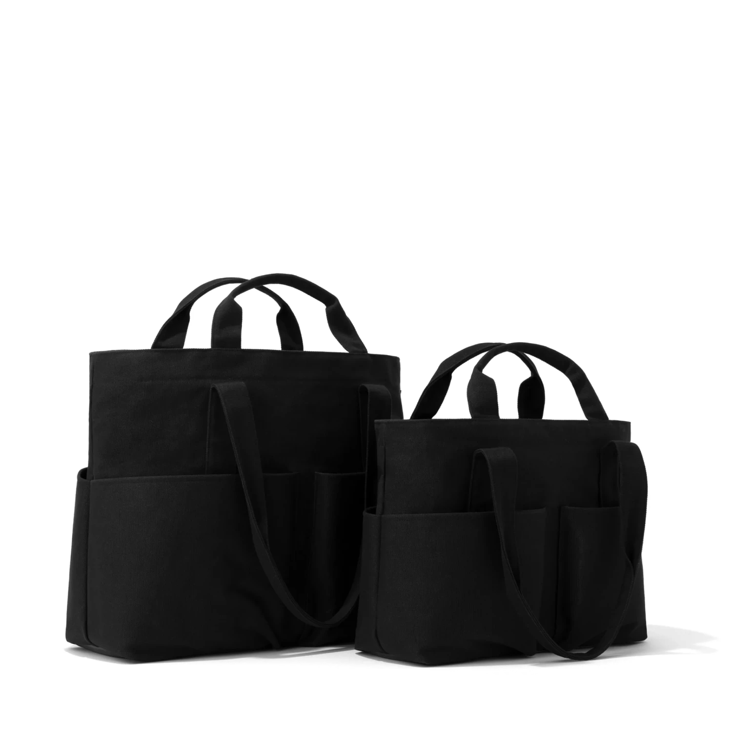 Vida Organic Cotton Tote In Onyx, Small 9 Vida Organic Cotton Tote In Onyx, Small - Image 7