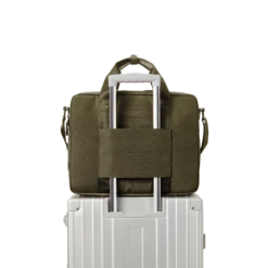 Berlin Travel Brief In Dark Moss -Rimowa Sale Travel Berlin DarkMoss Back Luggage