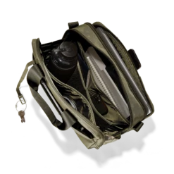 Berlin Travel Brief In Dark Moss -Rimowa Sale Travel Berlin DarkMoss Topdown Accessories