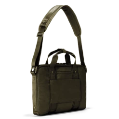 Oslo Slim Laptop Bag In Dark Moss -Rimowa Sale Travel Oslo DarkMoss 3QtrBackLeft V2