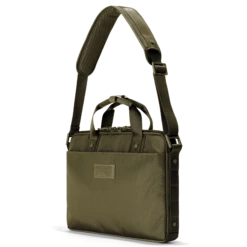Oslo Slim Laptop Bag In Dark Moss -Rimowa Sale Travel Oslo DarkMoss 3QtrFrontLeft V2