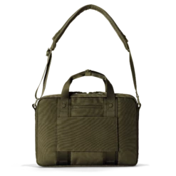 Oslo Slim Laptop Bag In Dark Moss -Rimowa Sale Travel Oslo DarkMoss Back V2