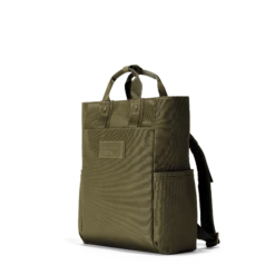 Petra Convertible Tote In Dark Moss -Rimowa Sale Travel Petra DarkMoss 3QtrFrontLeft Backpack